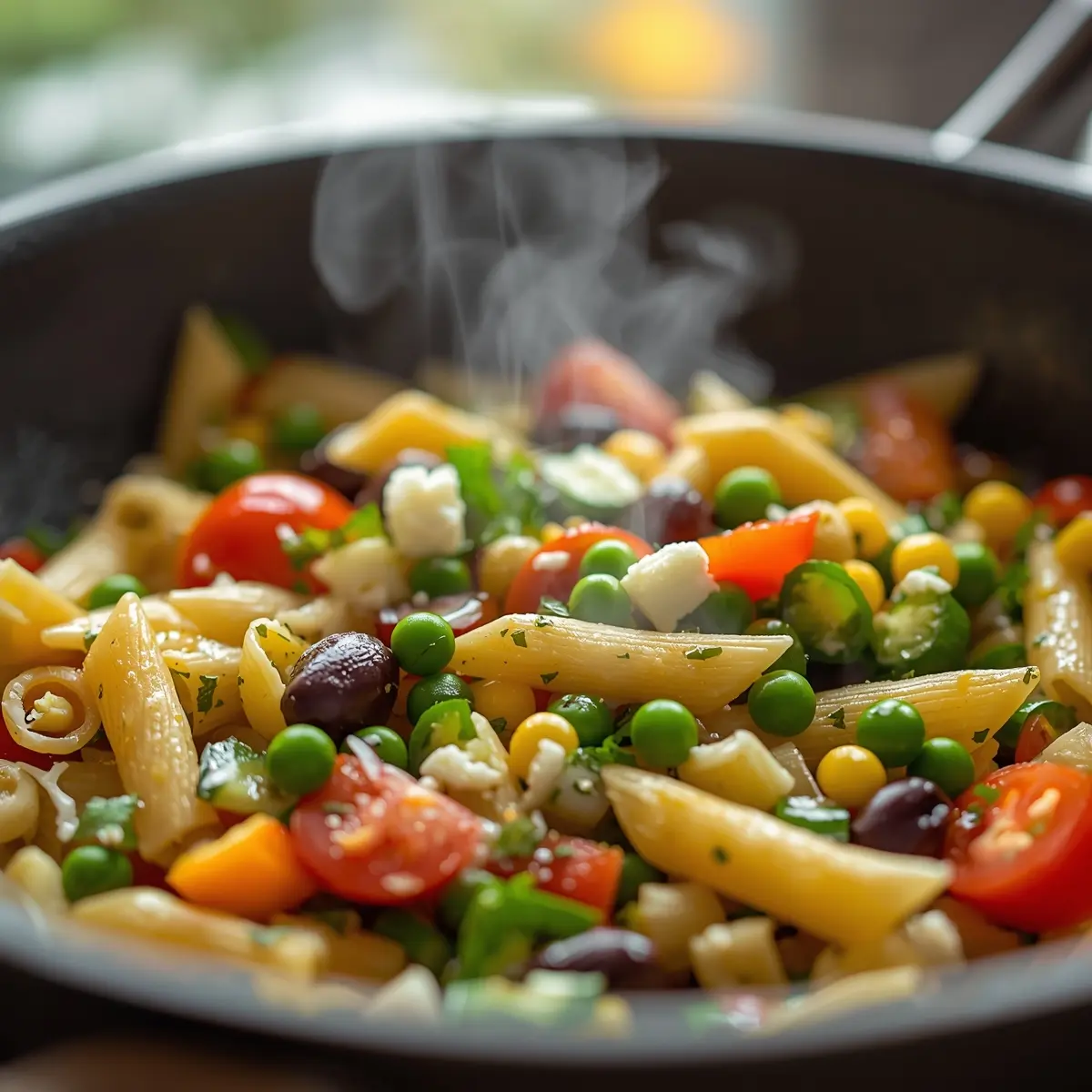 Cooking instructions for spring pasta salad