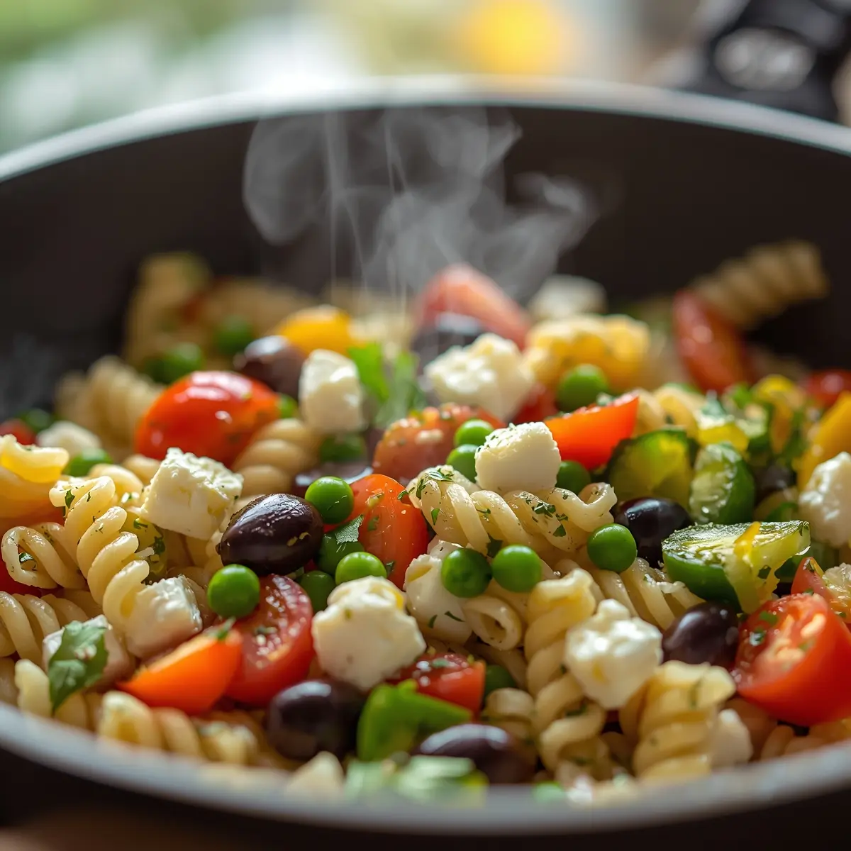 Cooking instructions for spring pasta salad