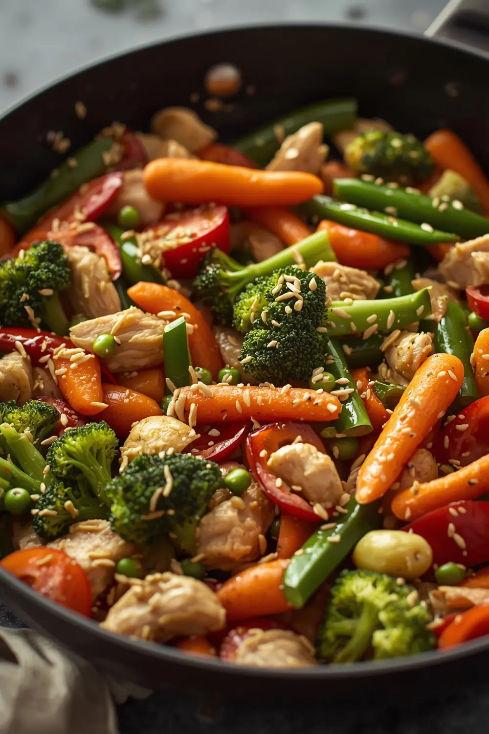 spring vegetable stir fry