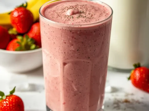 strawberry banana smoothie