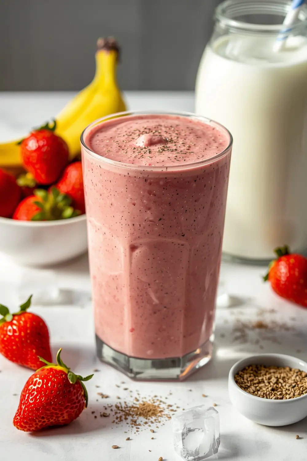 strawberry banana smoothie