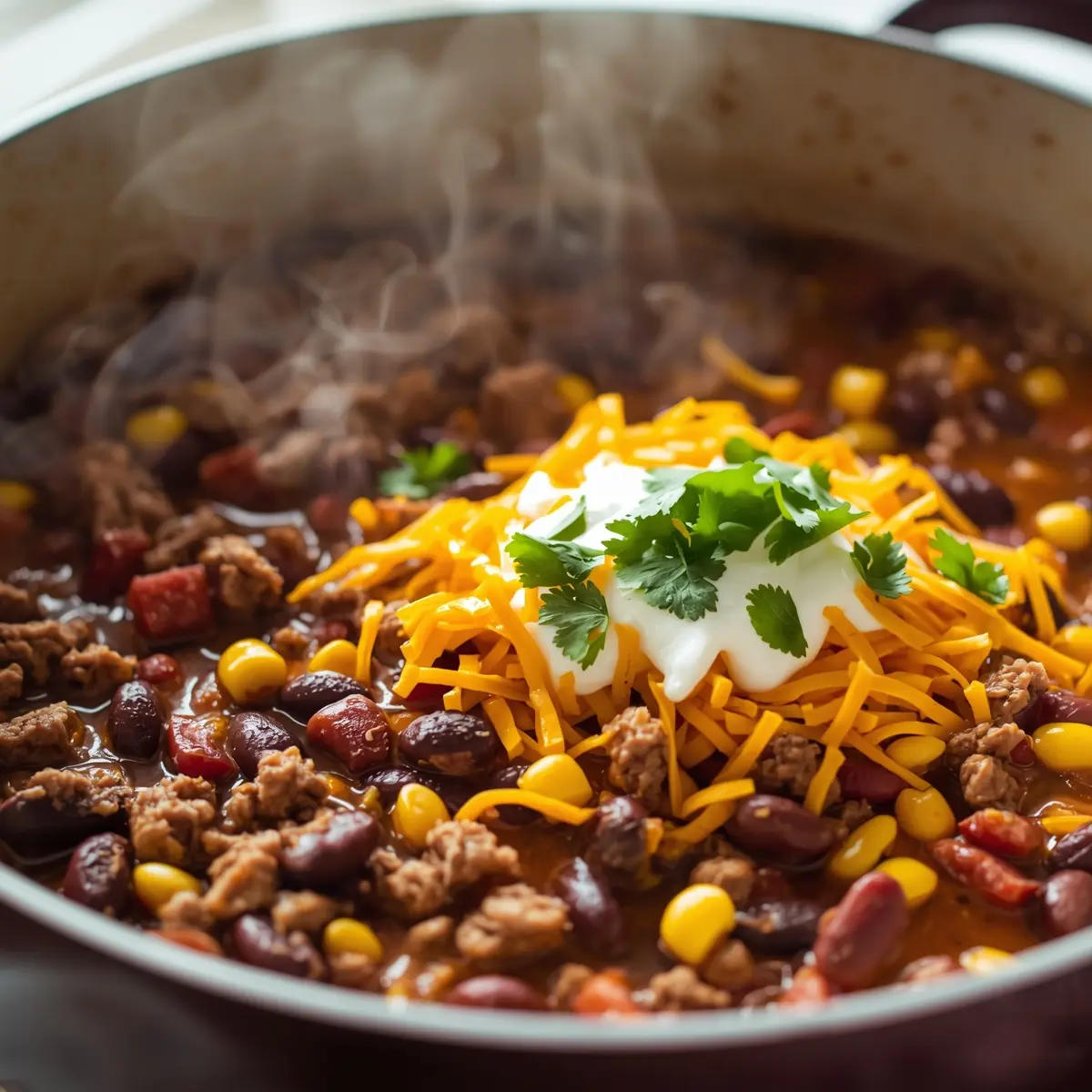 Cooking instructions for taco soup