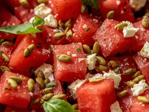 watermelon feta salad