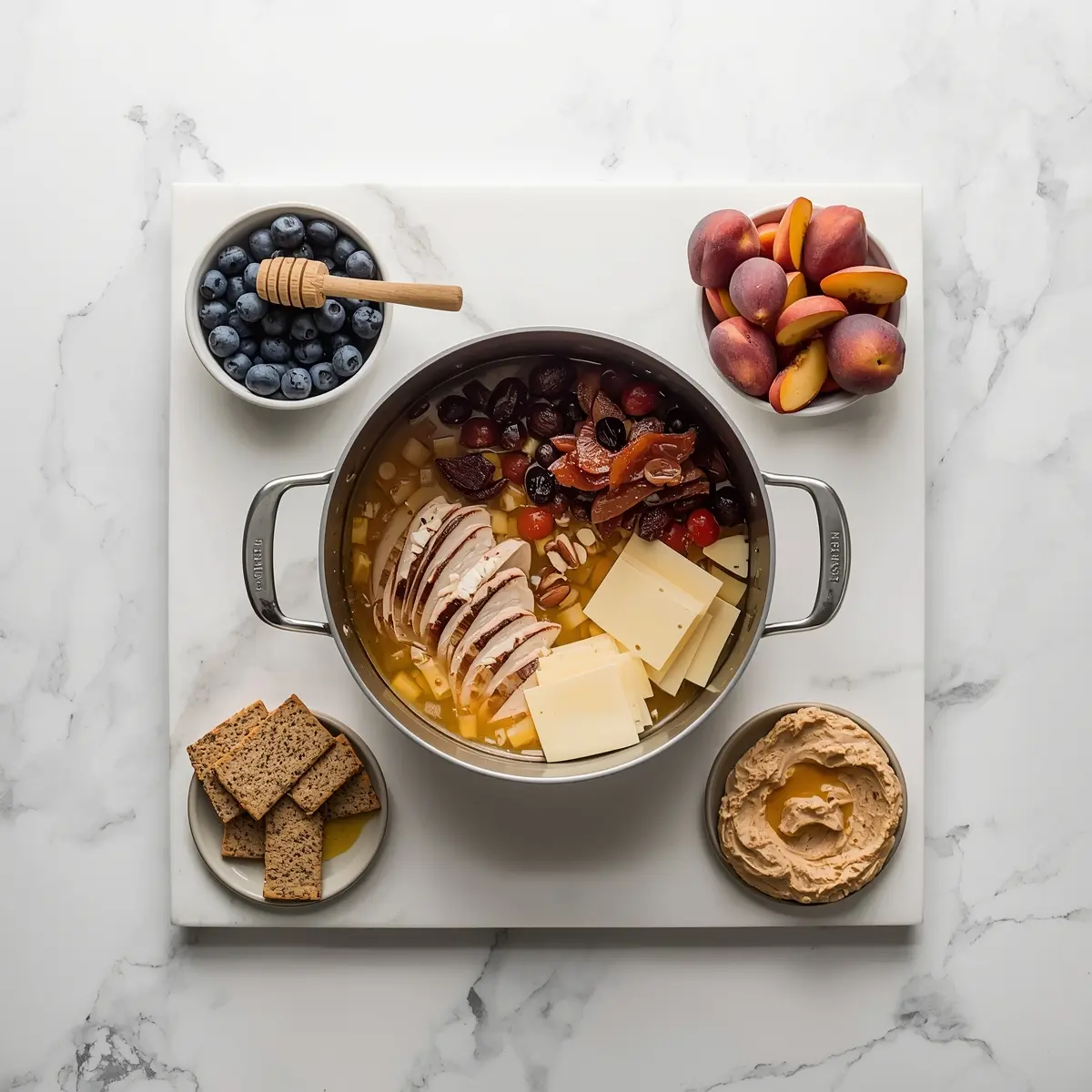 Cooking instructions for 4th of july charcuterie board