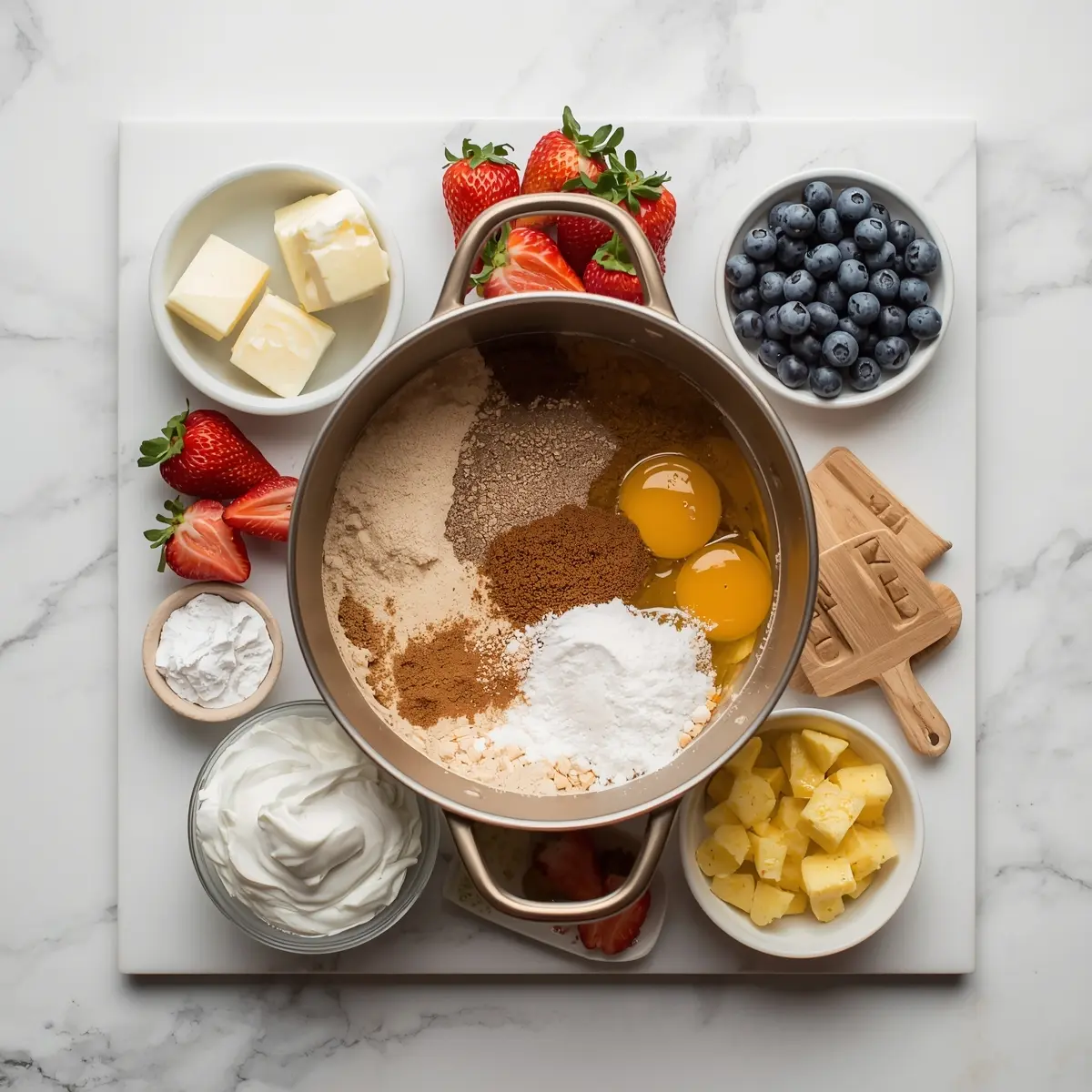 Cooking instructions for 4th july dessert board