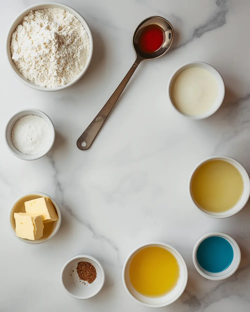 Ingredients for 4th of july sugar cookies
