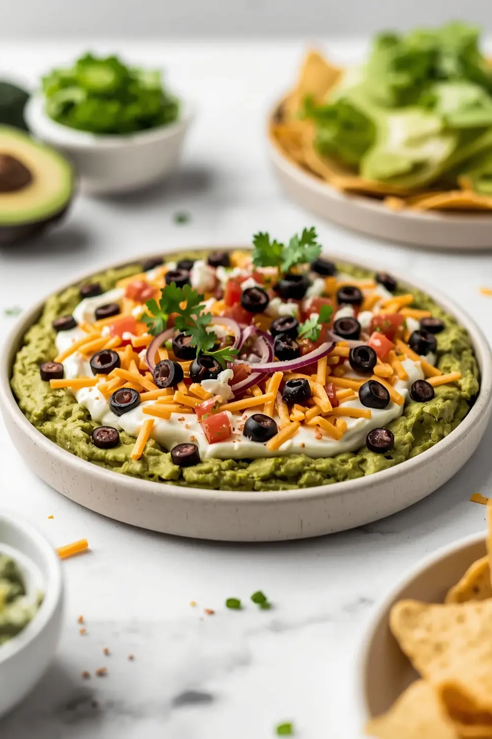7 layer dip guacamole