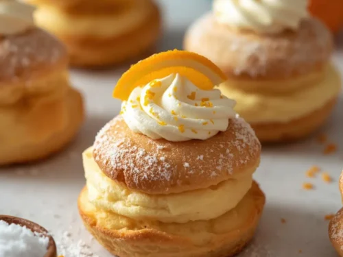 Easter cream puffs