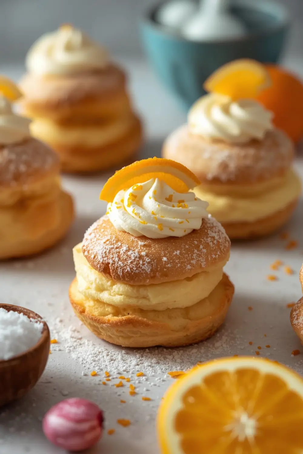 Easter cream puffs