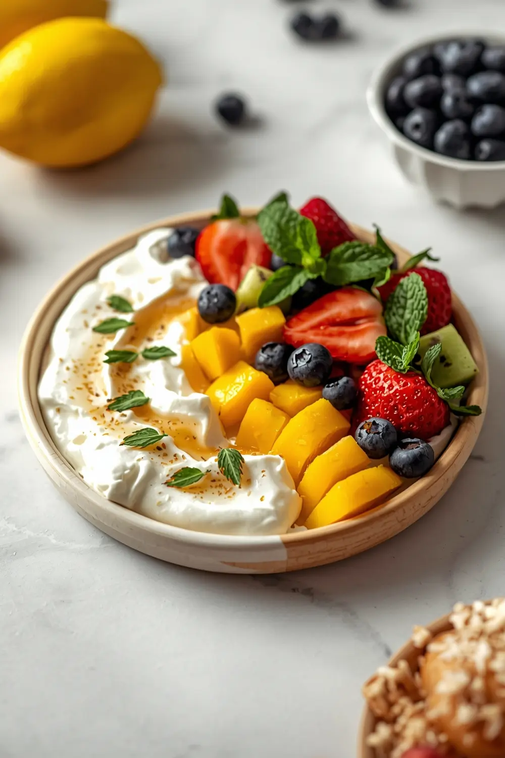 Easter fruit dip