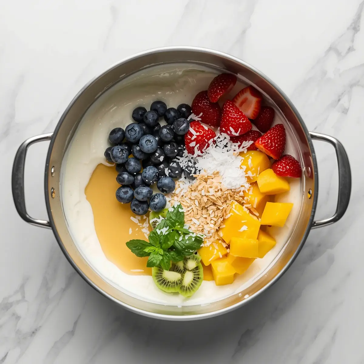 Cooking instructions for Easter fruit dip