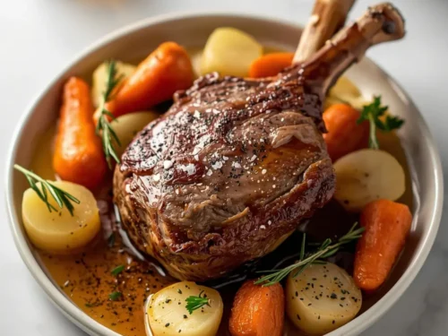 Easter roasted lamb shoulder