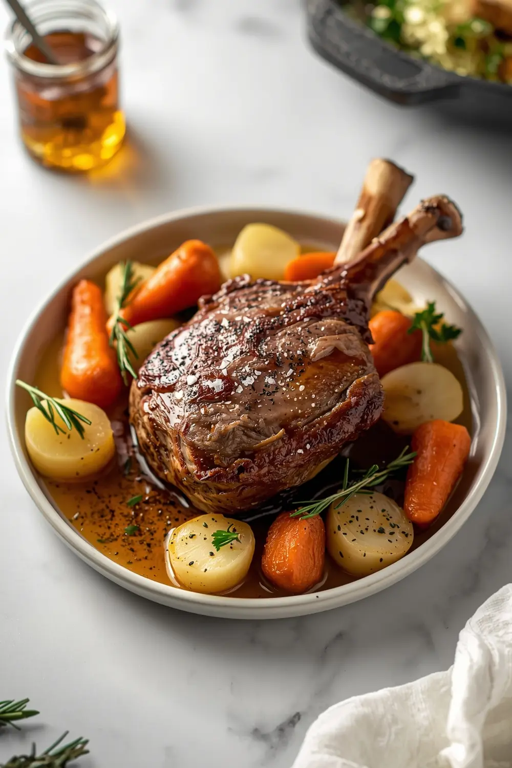 Easter roasted lamb shoulder
