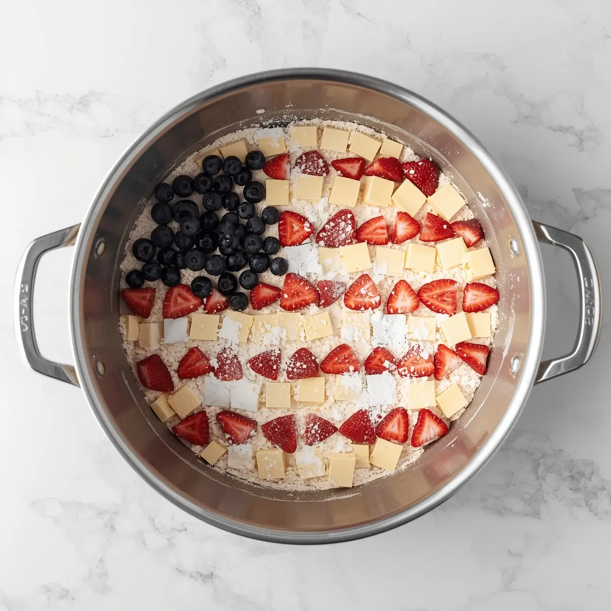 Cooking instructions for american flag sheet cake