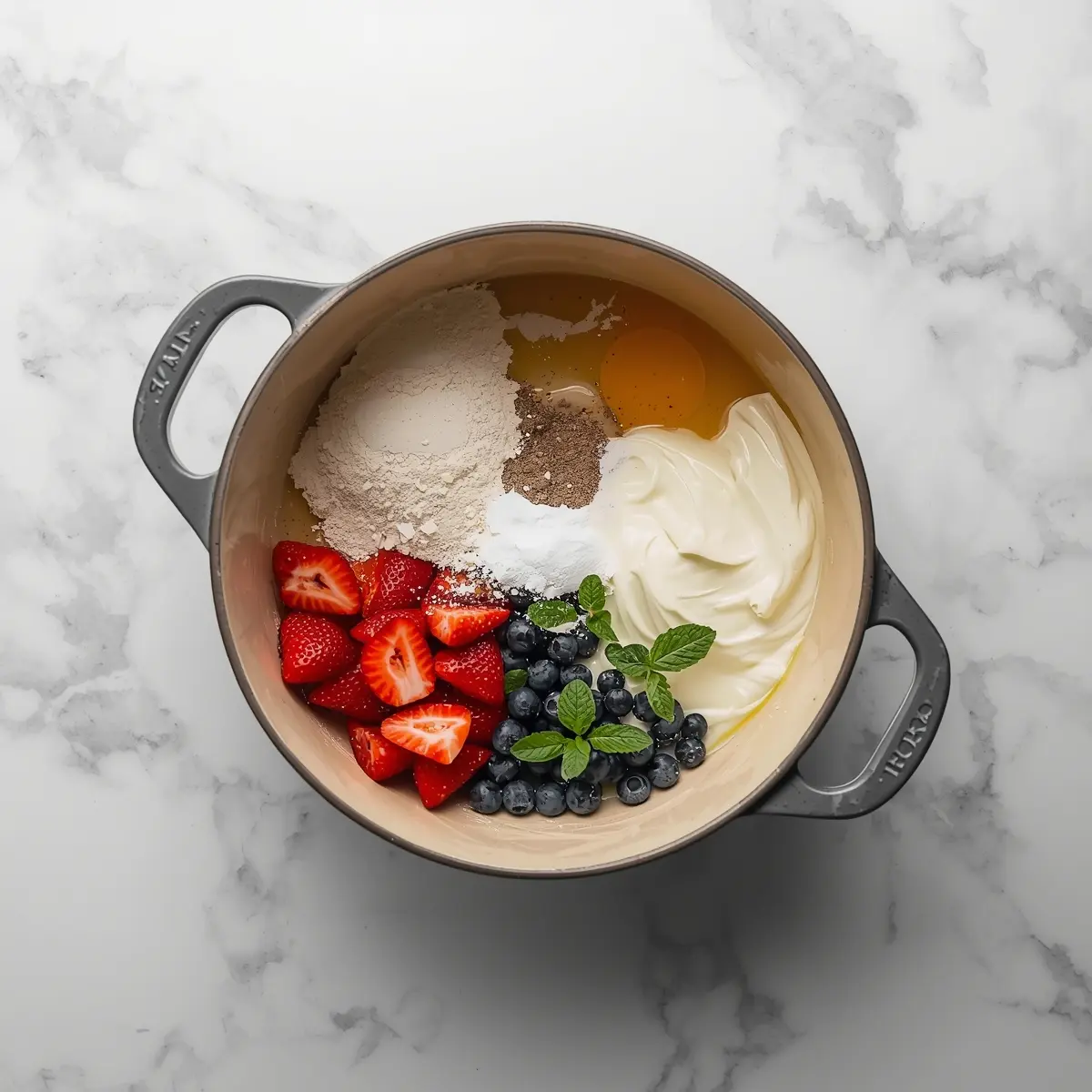 Cooking instructions for angel food cake berries 4th july