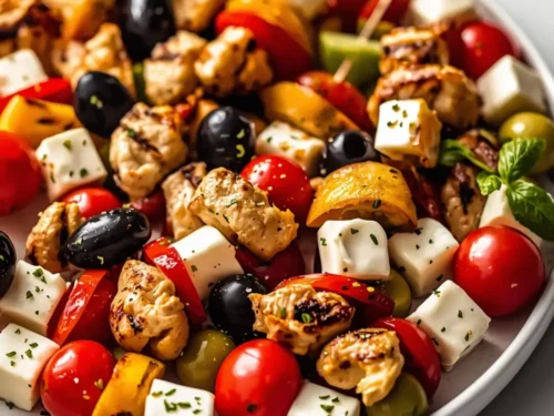 antipasto skewers olives