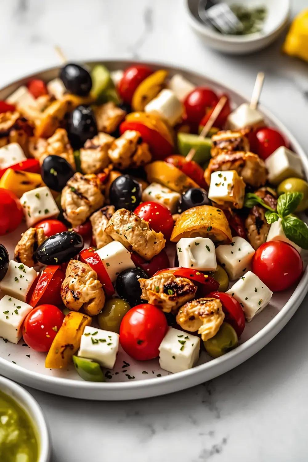 antipasto skewers olives