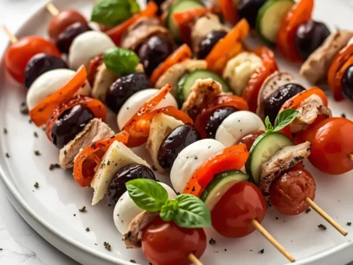 antipasto skewers olives