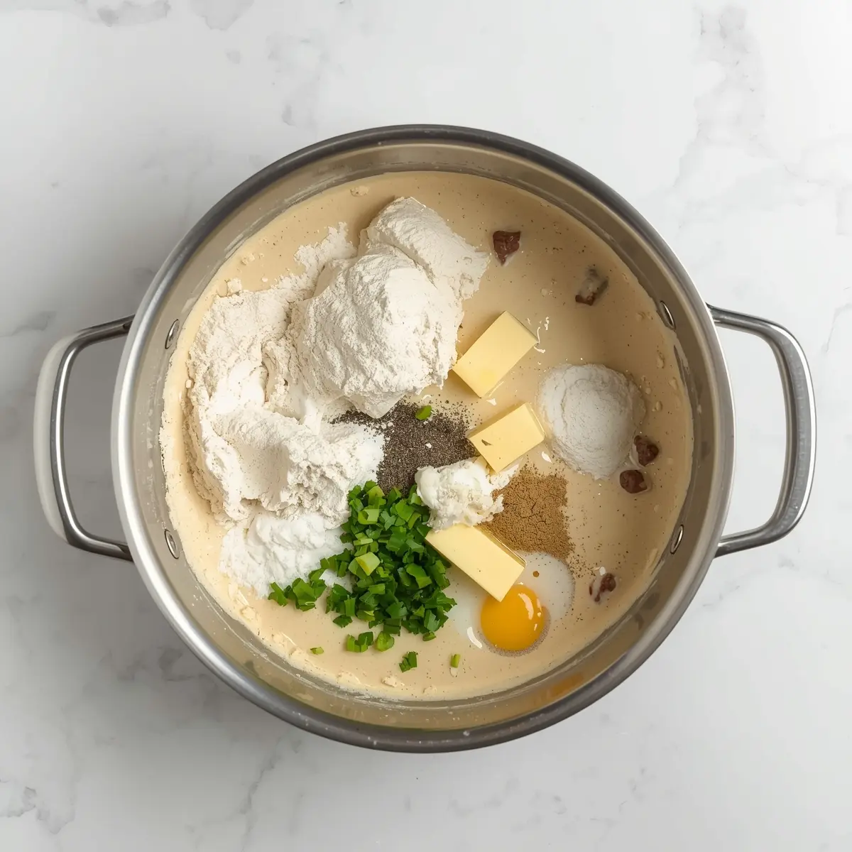 Cooking instructions for biscuits and gravy