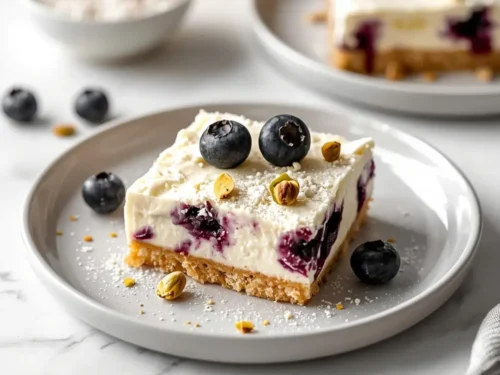 blueberry cheesecake bars no bake