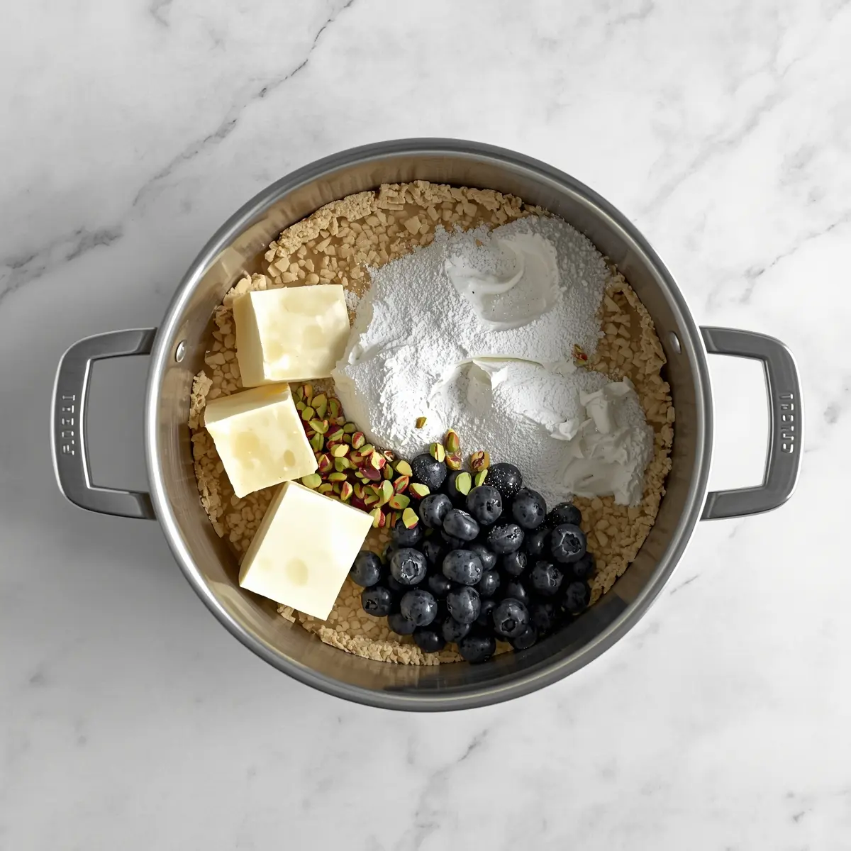 Cooking instructions for blueberry cheesecake bars no bake
