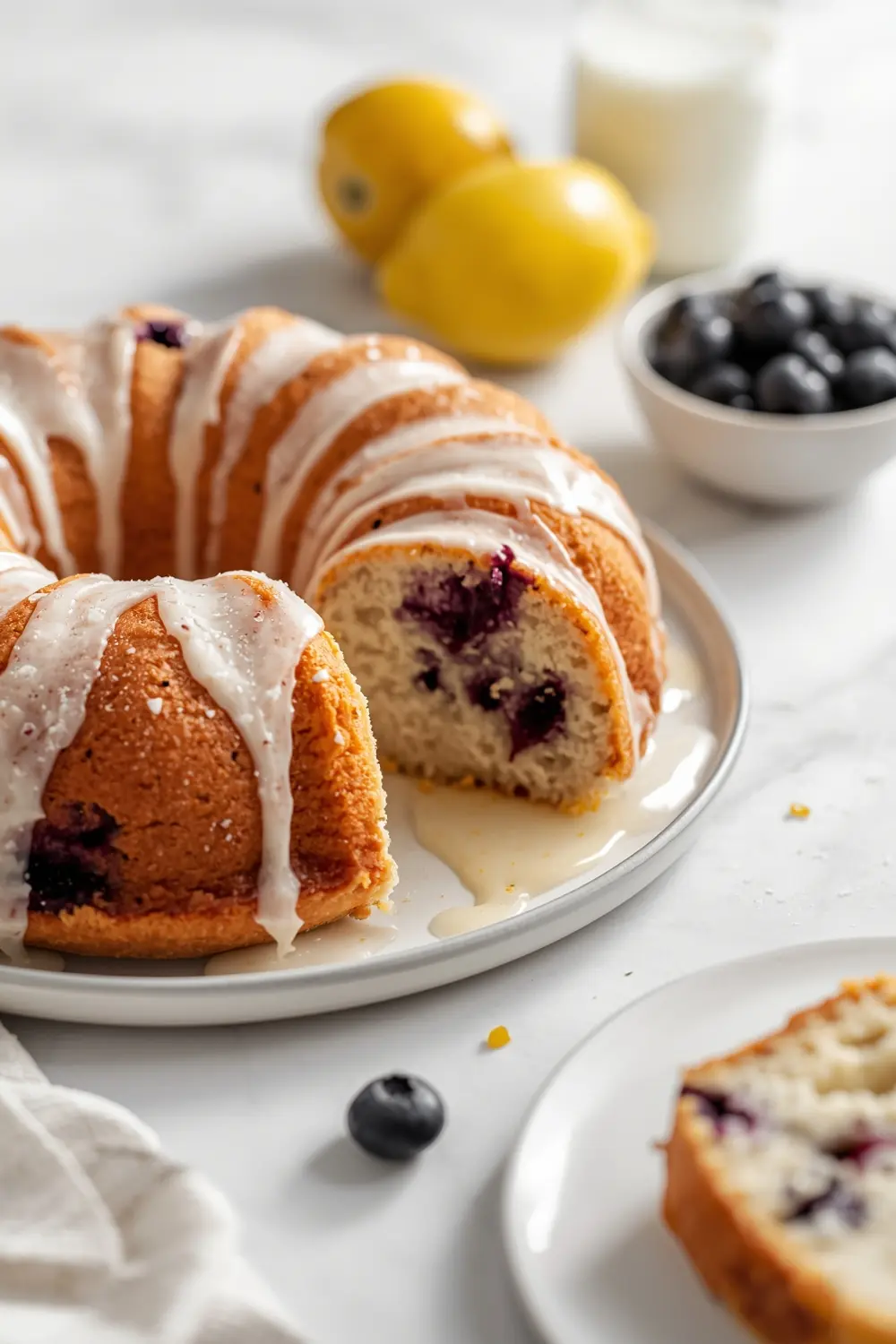 blueberry lemon pound cake
