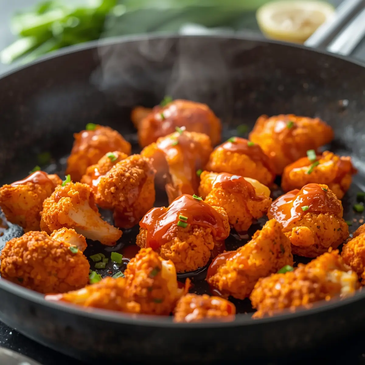 Cooking instructions for buffalo cauliflower