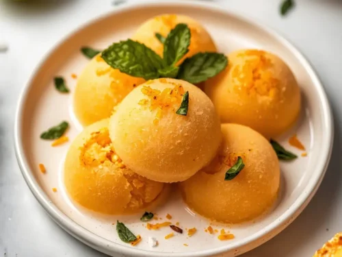 cantaloupe sorbet easy