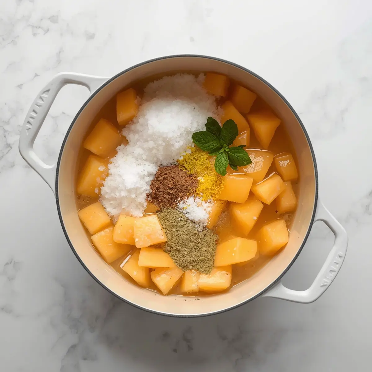 Cooking instructions for cantaloupe sorbet easy