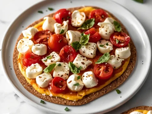 caprese flatbread balsamic