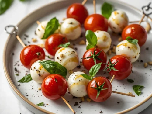 caprese skewers balsamic glaze