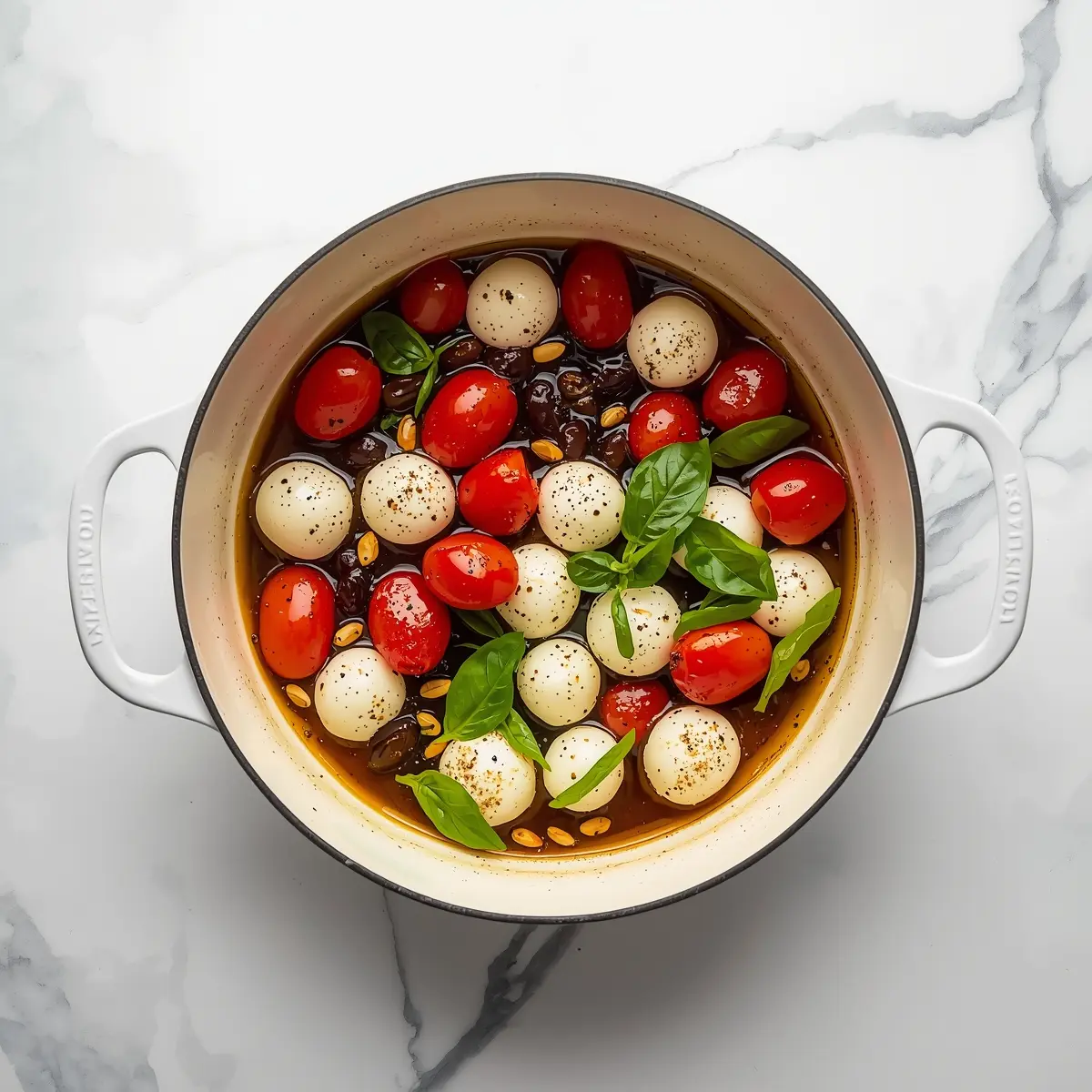 Cooking instructions for caprese skewers balsamic glaze