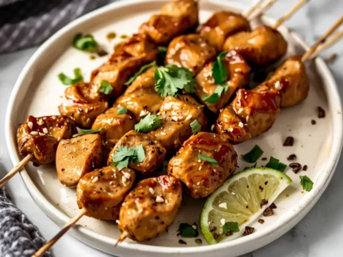 chicken satay peanut sauce