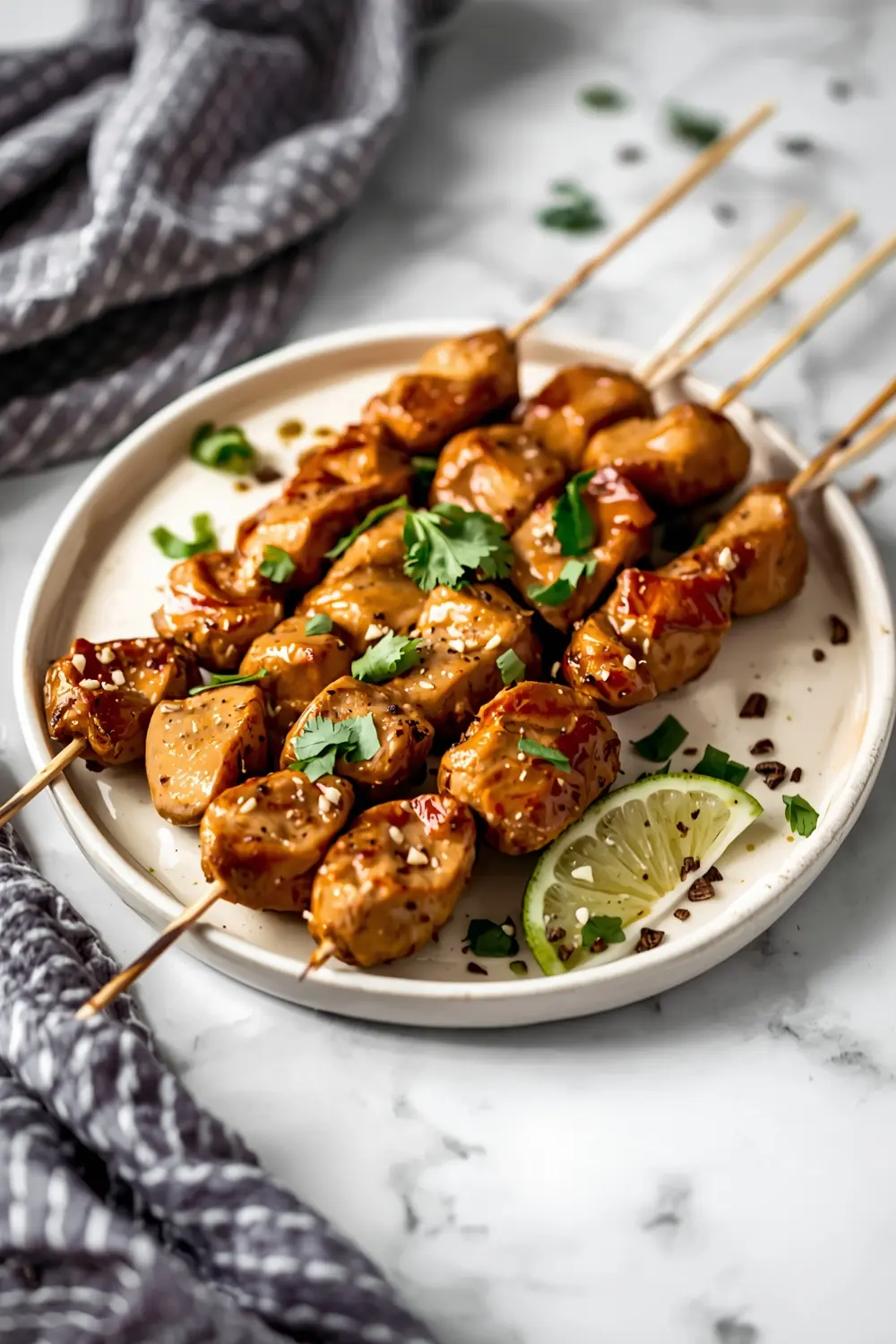 chicken satay peanut sauce