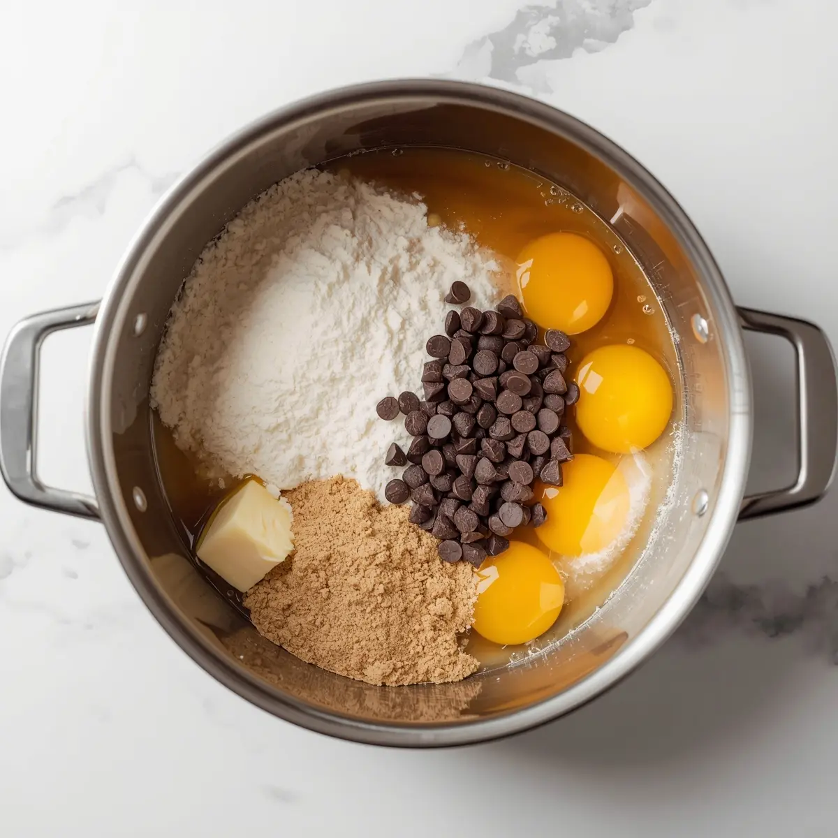 Cooking instructions for chocolate chip banana bread