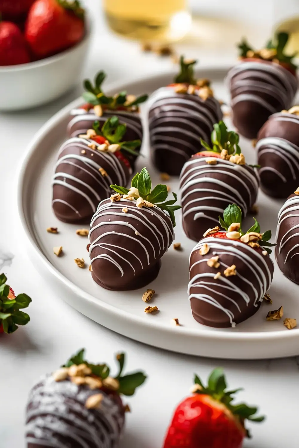 chocolate covered strawberries patriotic