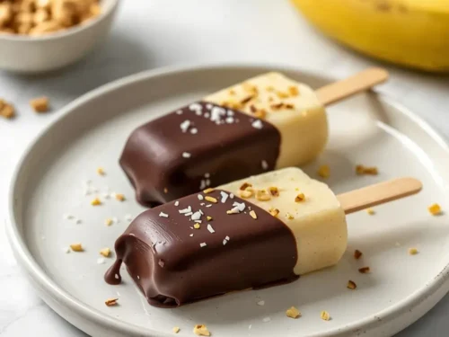 chocolate dipped banana pops