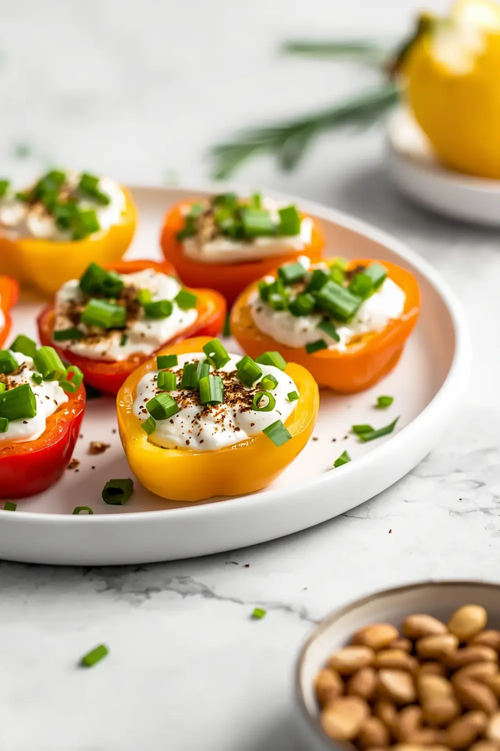 cream cheese stuffed mini peppers