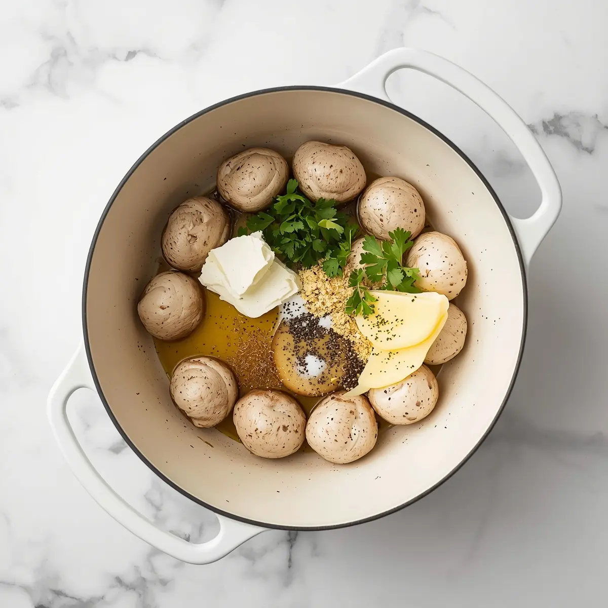 Cooking instructions for cream cheese stuffed mushrooms