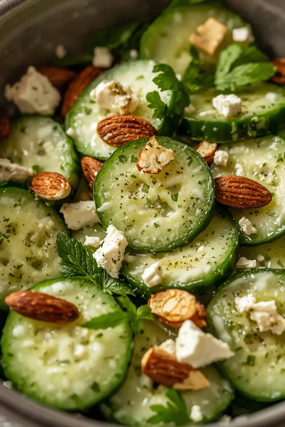 creamy cucumber salad