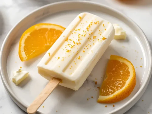 creamy dreamsicle popsicles