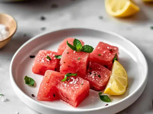 easy watermelon sorbet
