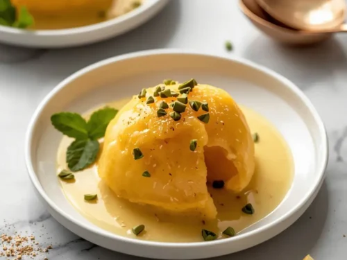 fresh mango sorbet summer