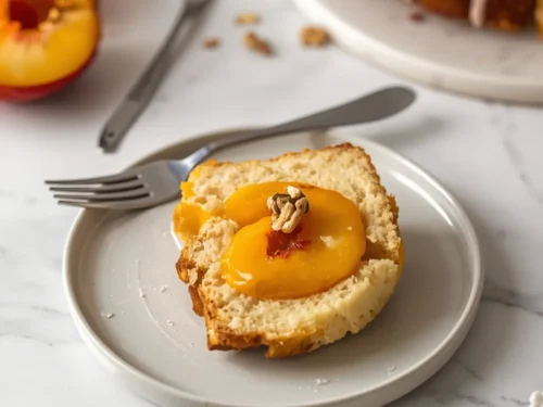fresh peach pound cake