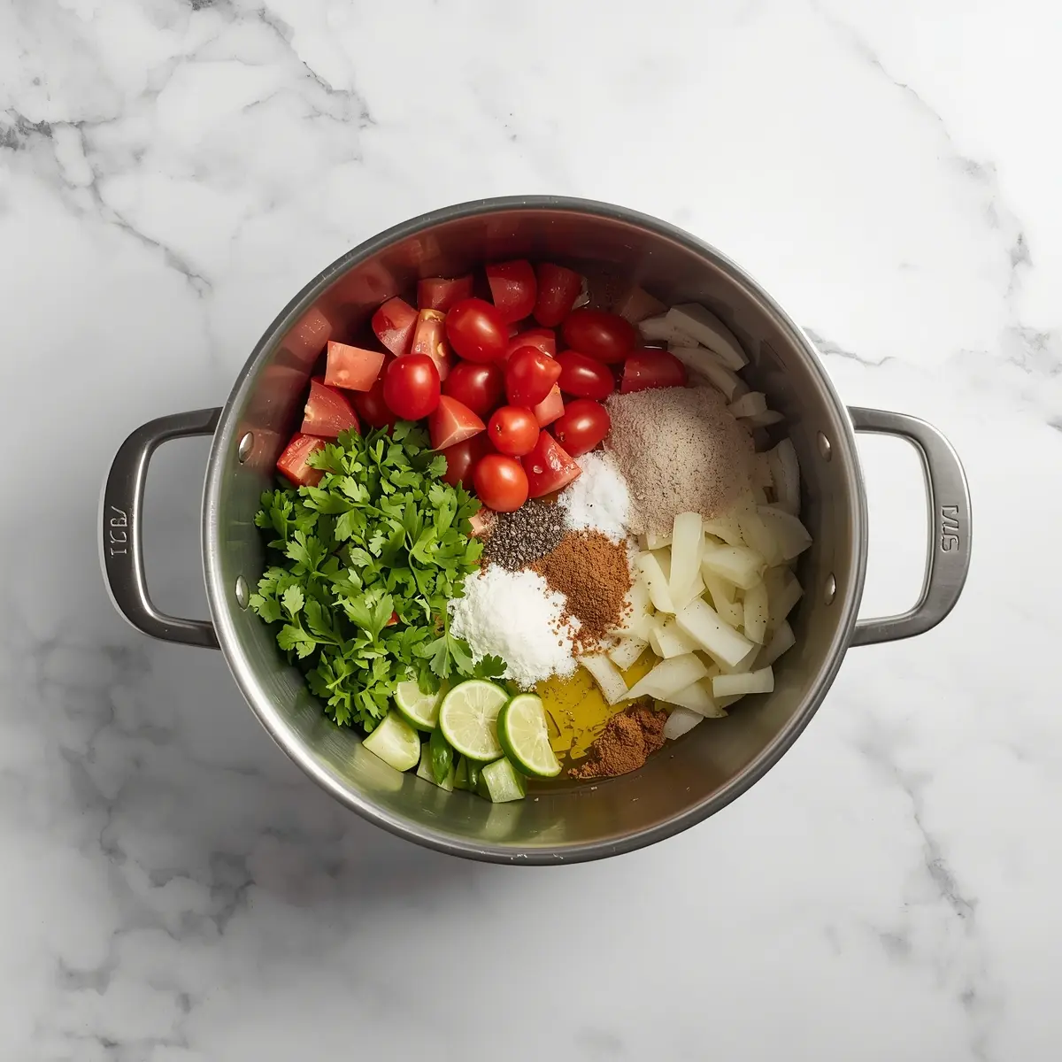 Cooking instructions for fresh pico de gallo