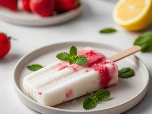 frozen virgin strawberry pops