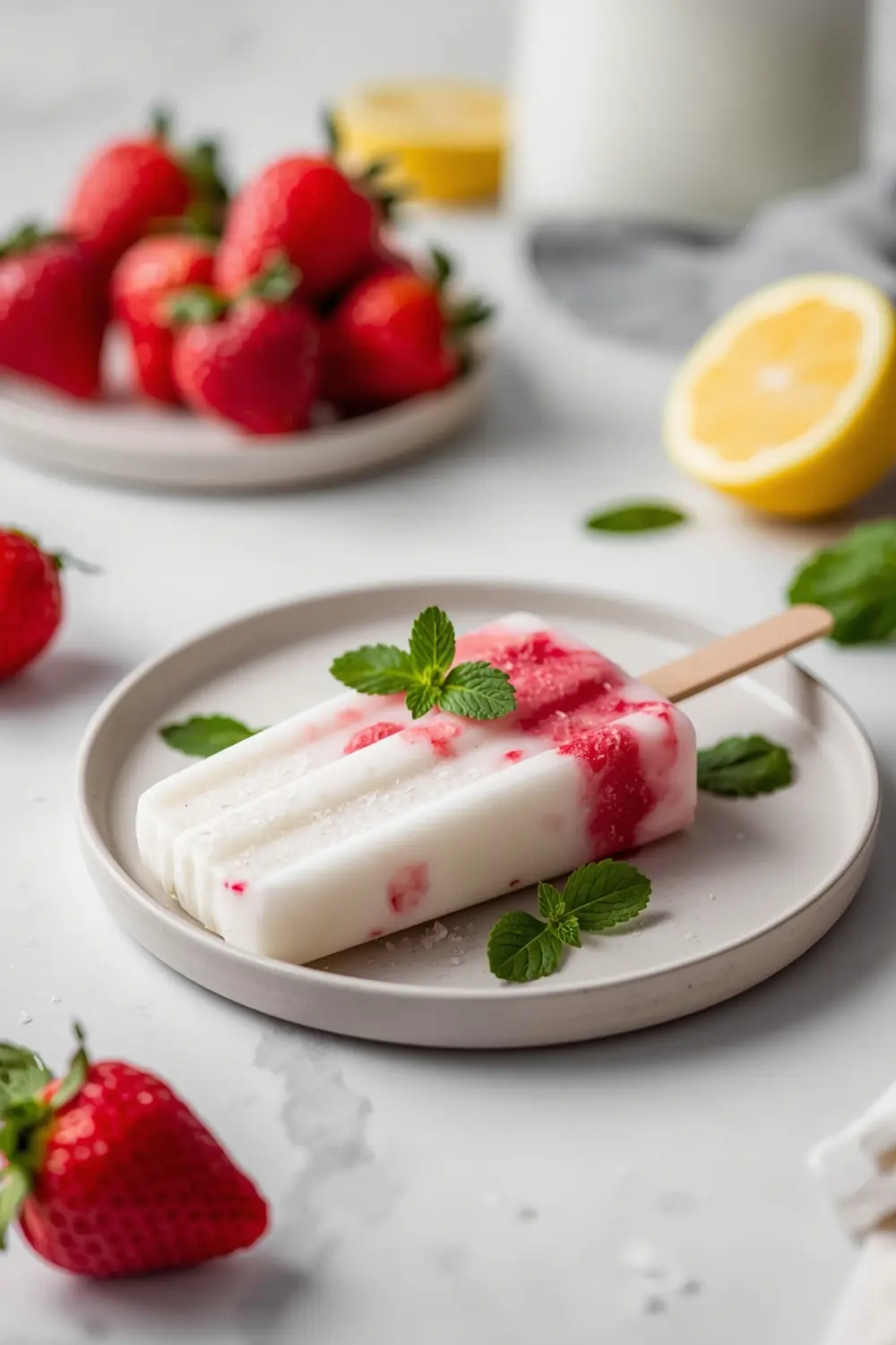 frozen virgin strawberry pops