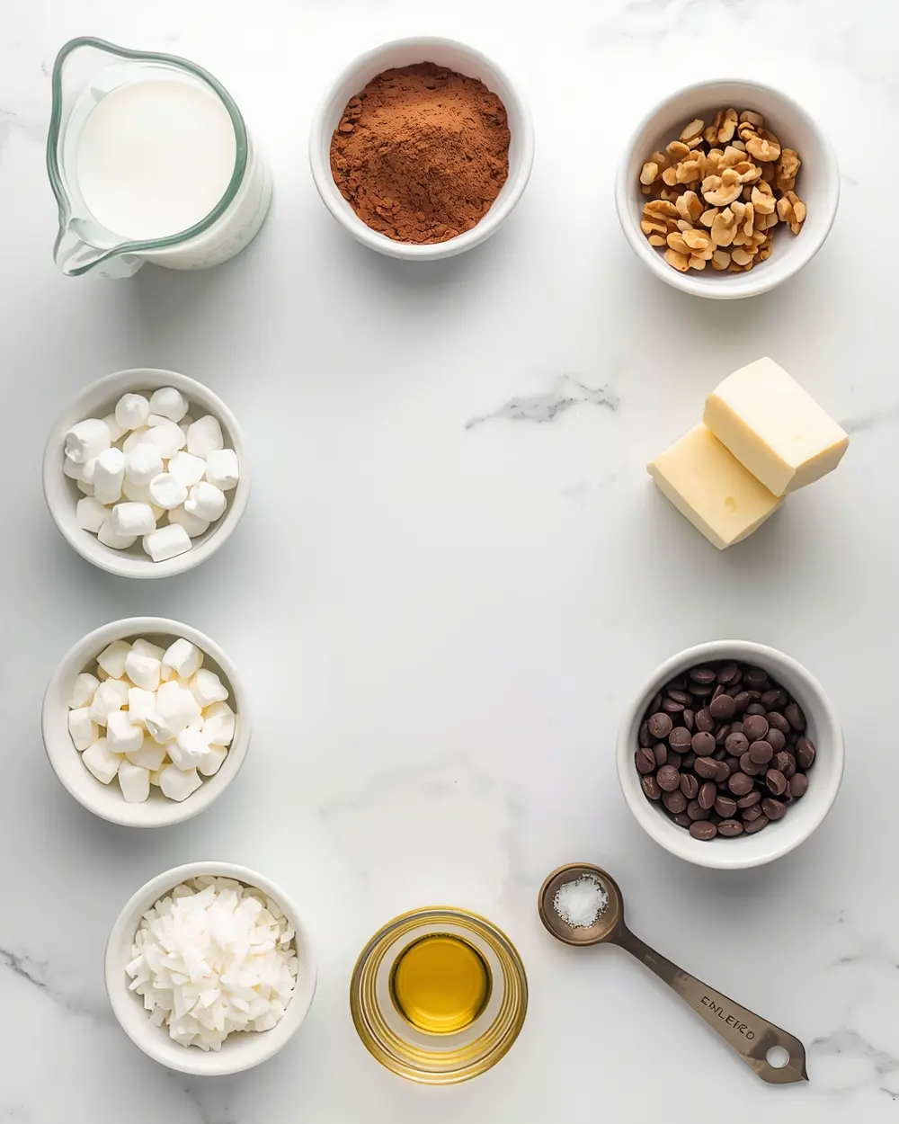 Ingredients for homemade chocolate fudge pops