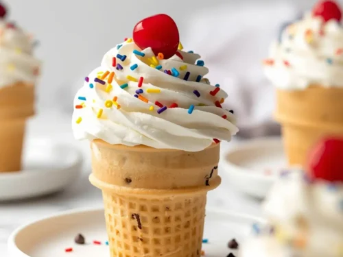 ice cream cone cupcakes summer