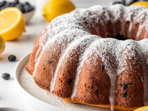 lemon blueberry bundt cake